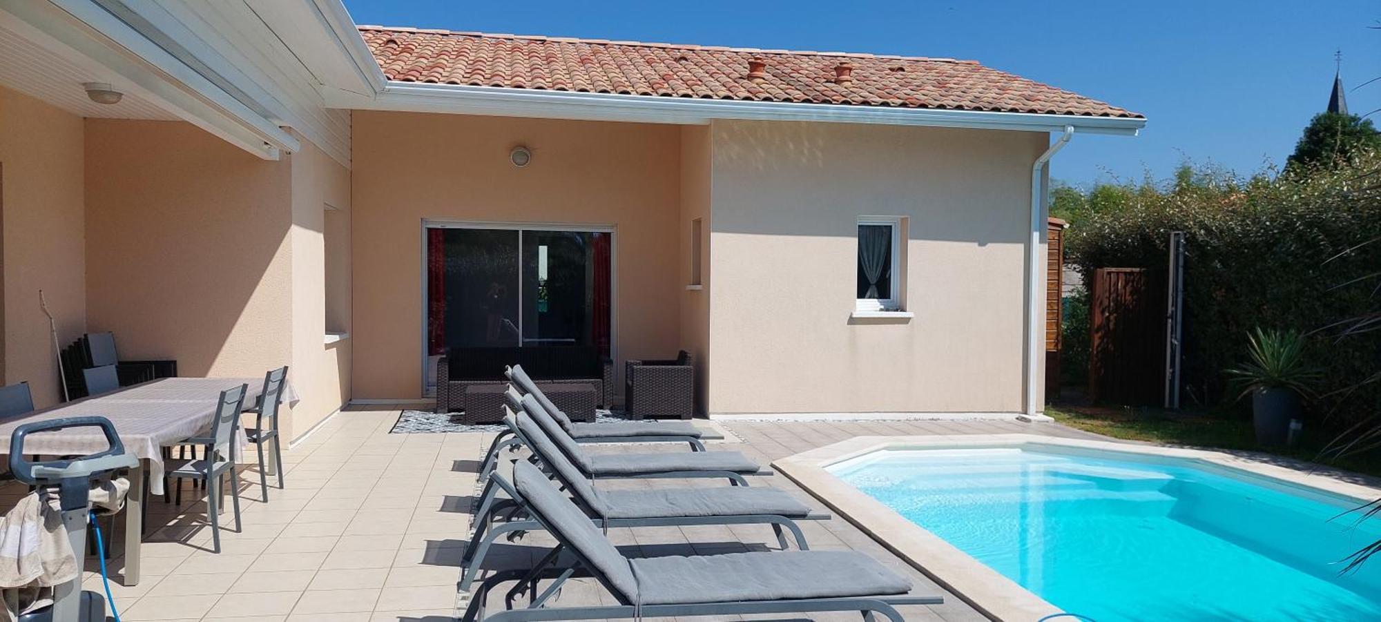 Villa Piscine Proche Plages Angresse 외부 사진